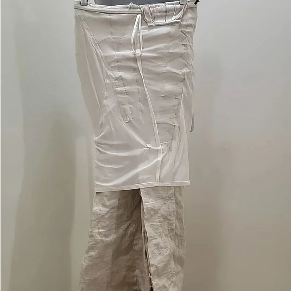 Donna Karan Sz US 4, GB 6 Ecru Silk Skirt - Picture 14 of 16